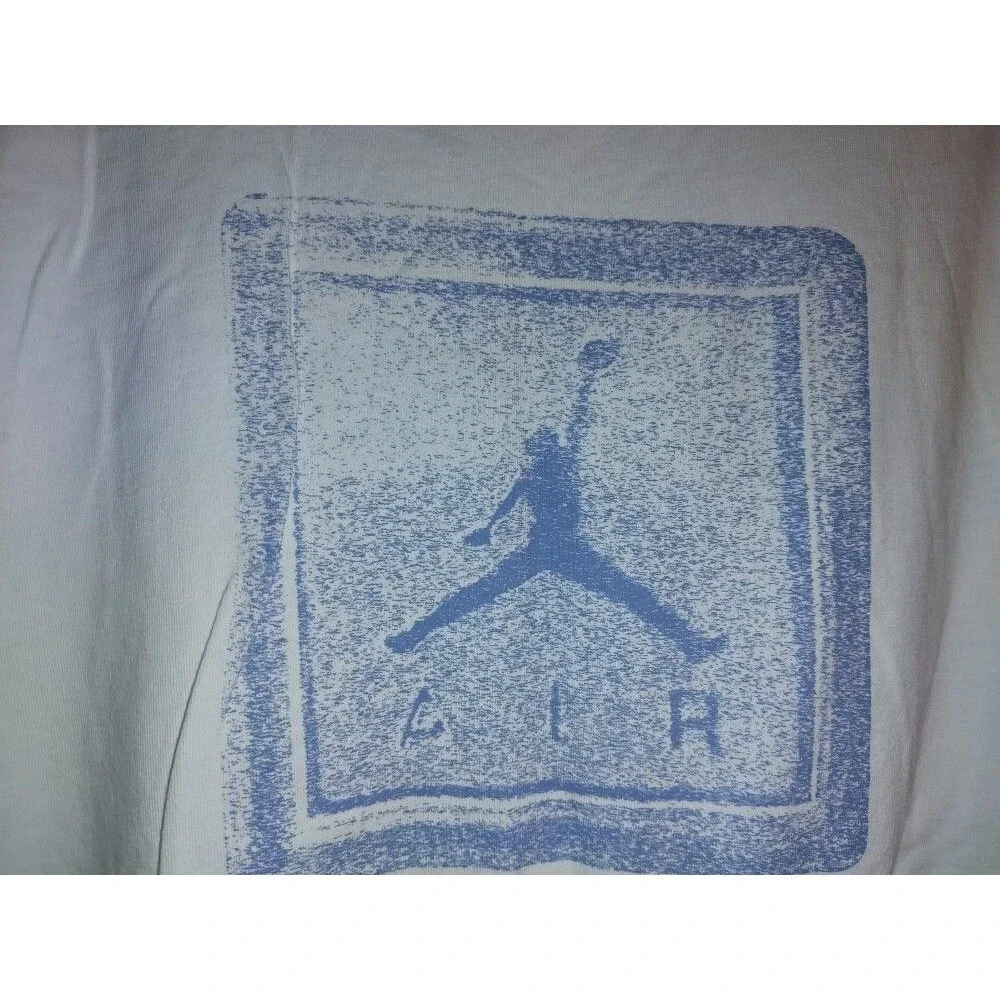 Men's Air Jordan White T Shirt Exclusive of decoration Size 3XL Pit2pit 25.5